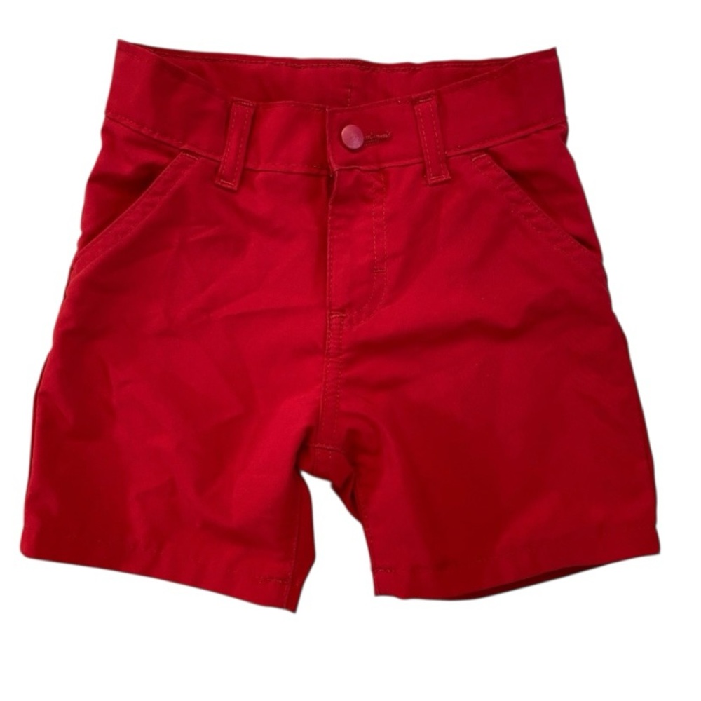 Boys 3T Wrangler Red Shorts with Adjustable‎ Waistband